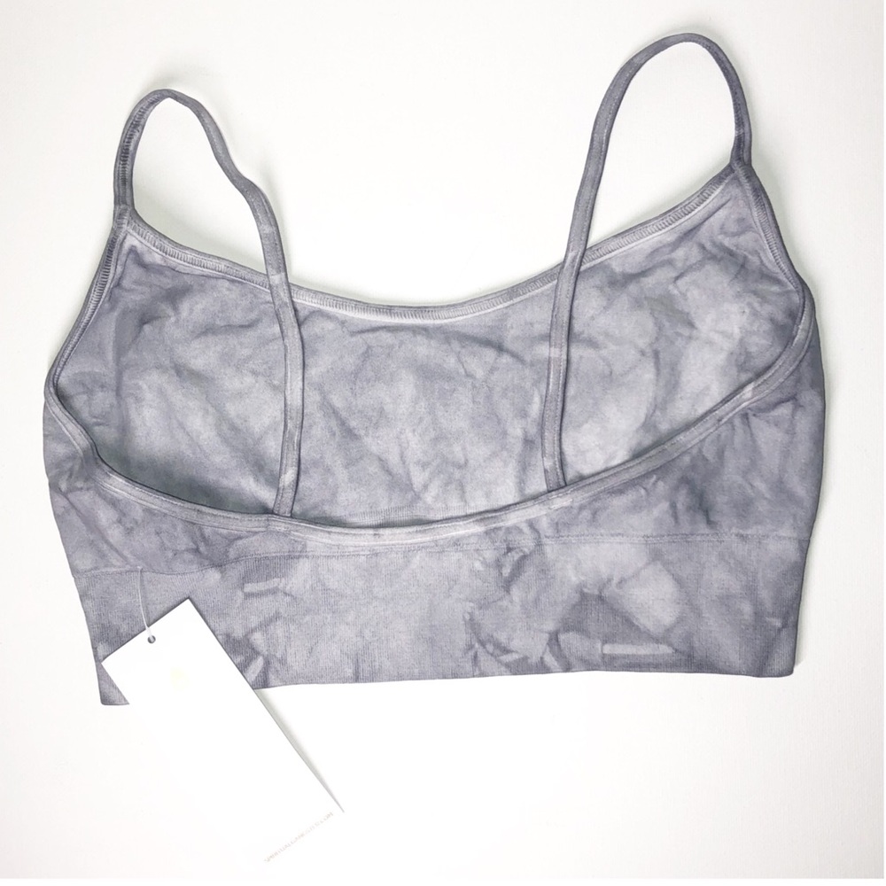 Spiritual Gangster Gray Marble Scoop Neck Brami - Picture 4 of 9